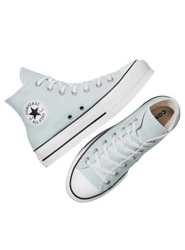 Sneaker Converse Chuck Taylor All Star plataforma azul turquesa