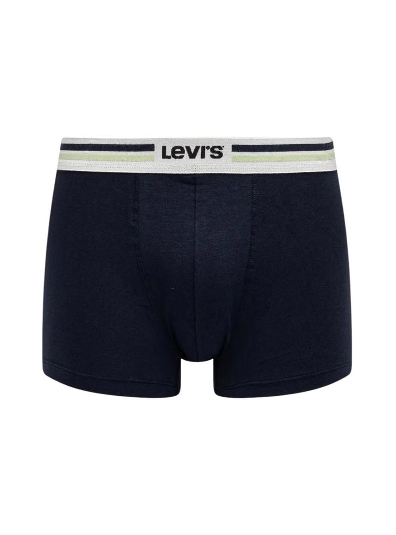 Pack cuecas Levis Sport Logo azul e cinza para homem