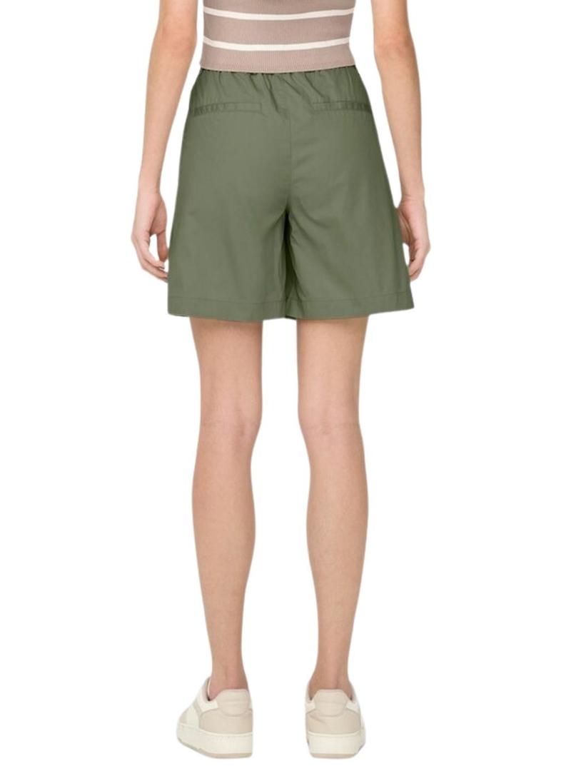  Bermuda Only Zora verde feminina  