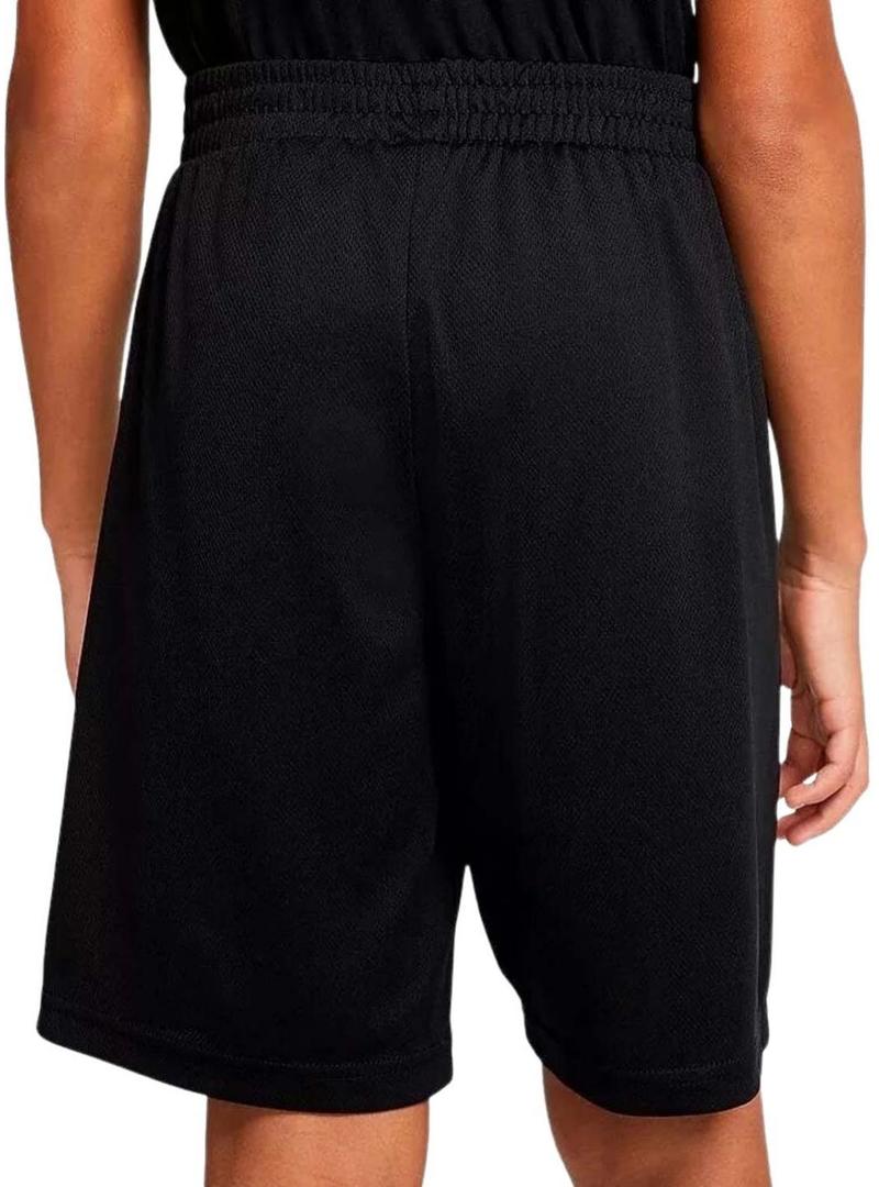 Bermudas Jordan preto e verde para criança.