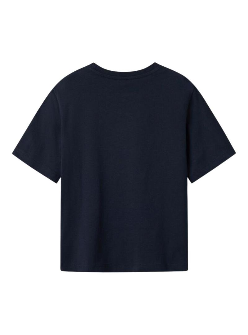 Camiseta Name It Irlan marinho para menino.