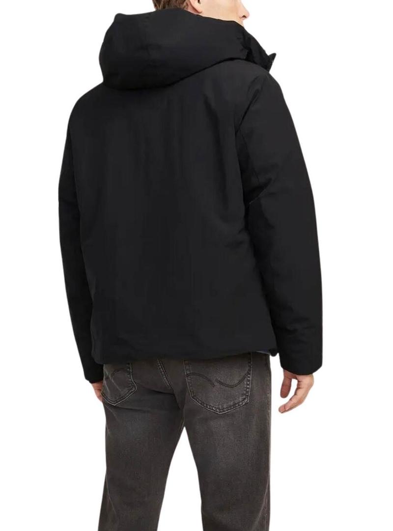 Casaco Jack and Jones Ekeen preto para homem.