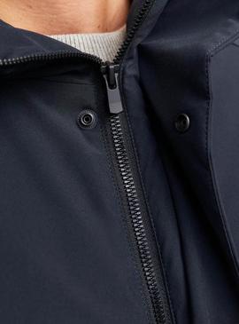 Jaqueta Jack and Jones Ekeen azul marinho para homem.
