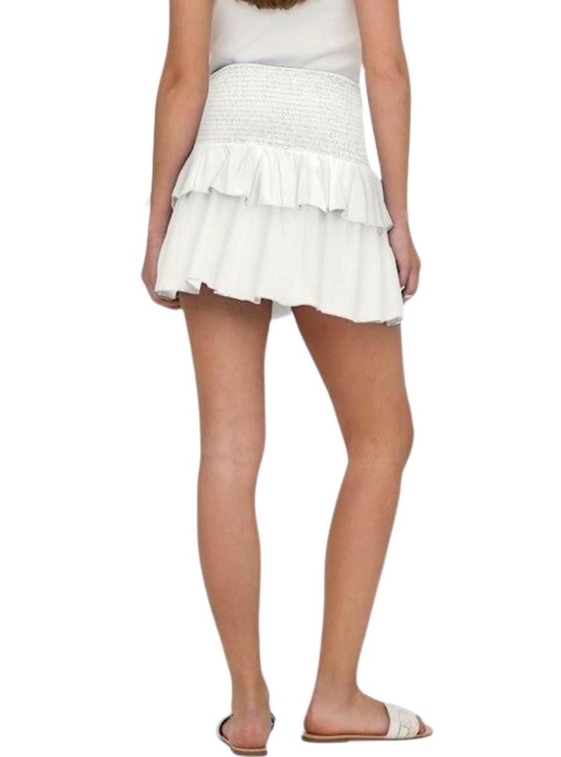 Saia ou top Only Nadja 2em1 branco para mulher