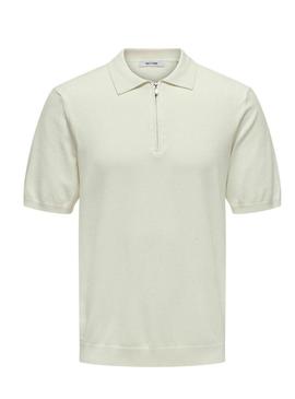 Polo Only and Sons Wyler bege para homem