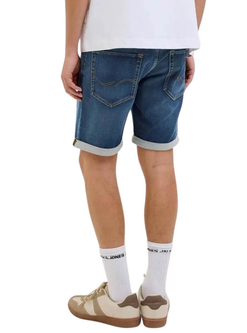 Bermudas jeans Jack and Jones mid para homens