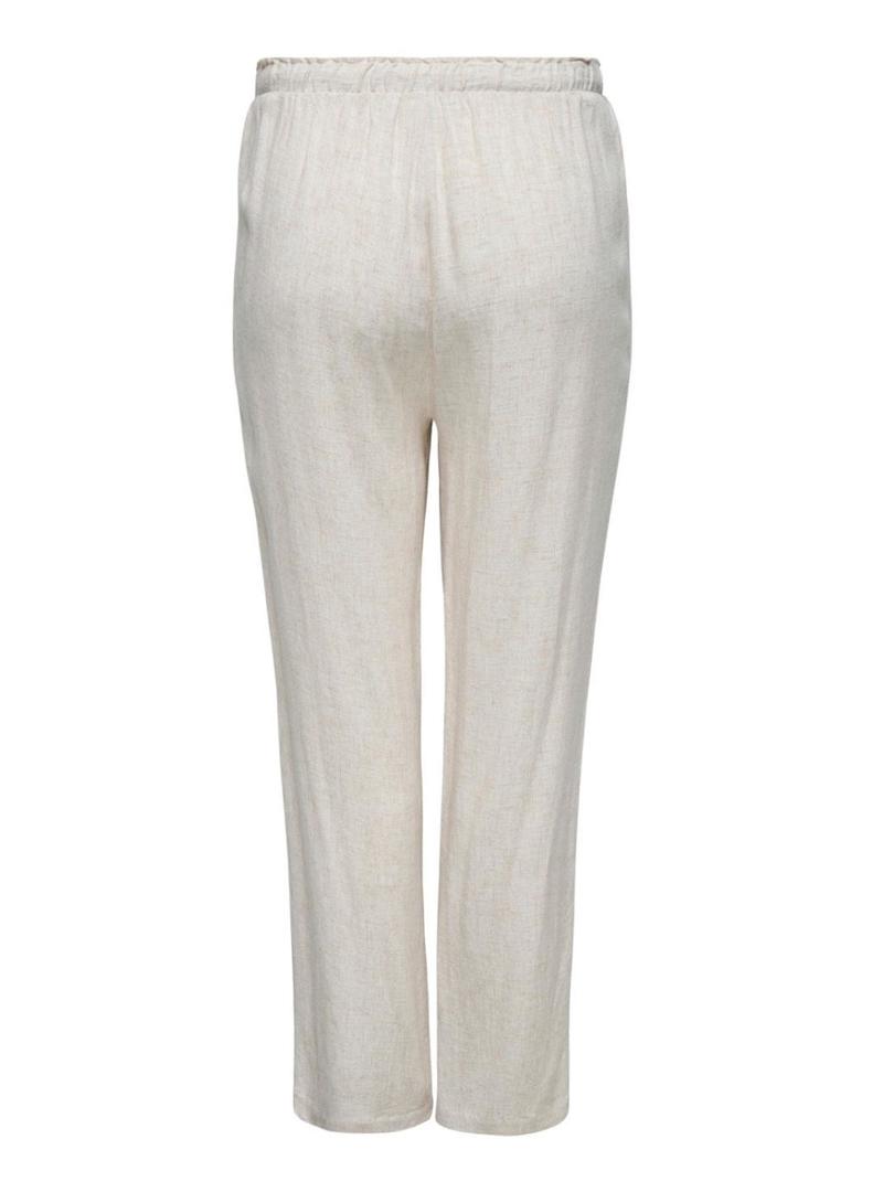 Calça Only Siesta bege para mulher