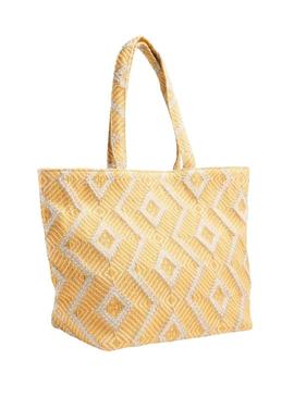 Bolsa Pieces PClotta amarela para mulher.