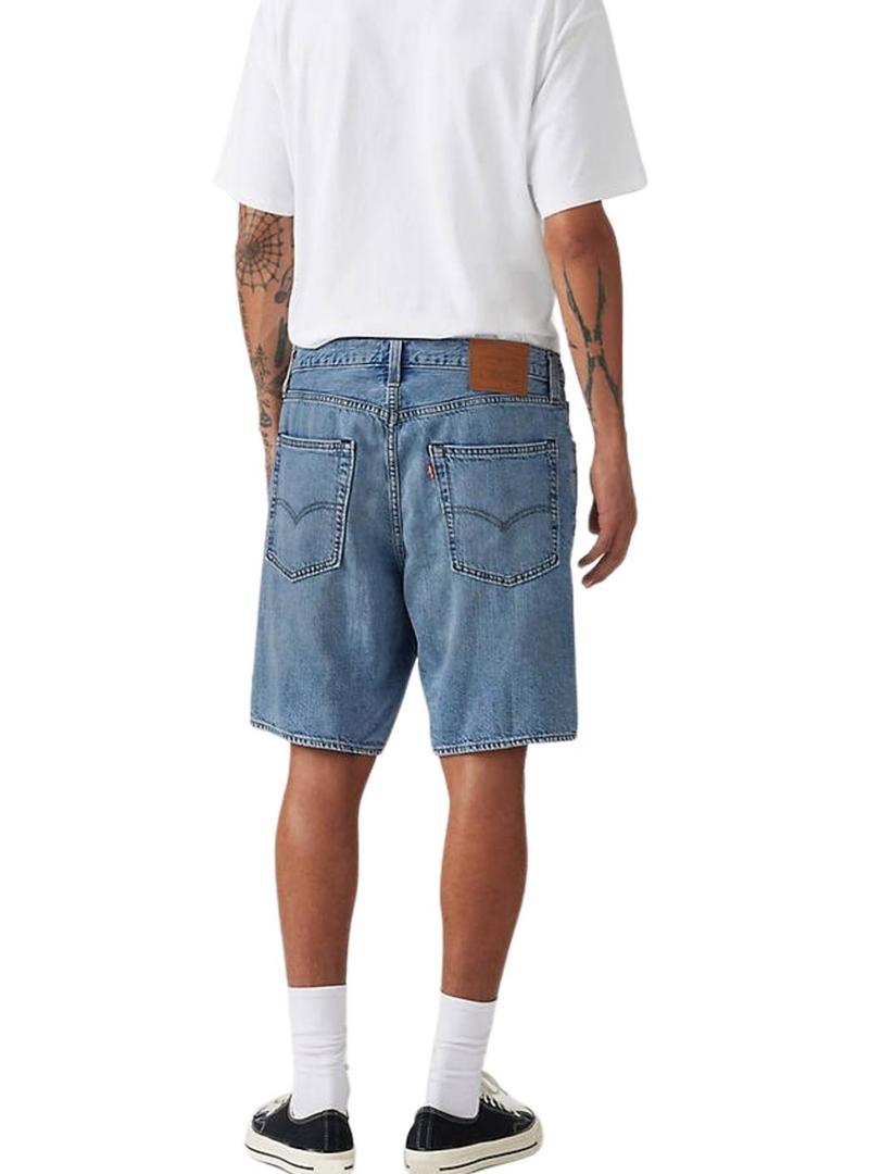 Bermudas Levis 468 Stay Loose azul para homem.
