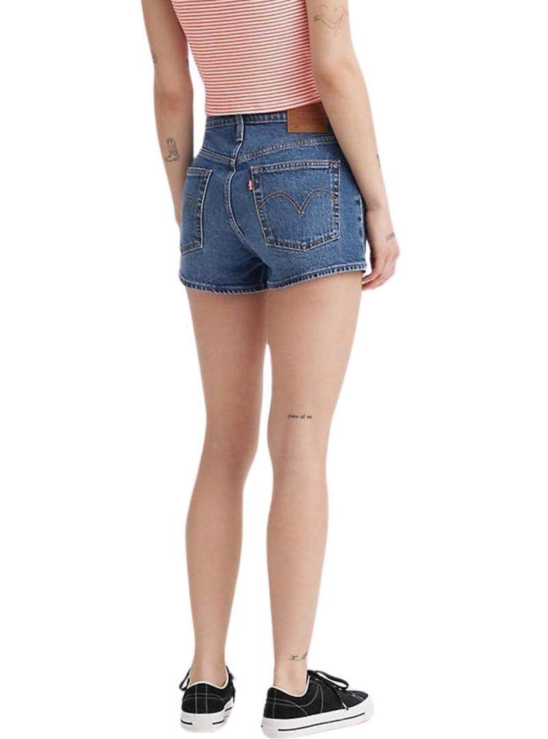 Shorts Levis 501 Original azul para mulher