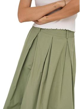 Saia Only Lucinda verde para mulher.