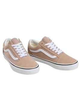 Sapatilhas Vans Old Skool rosa para mulher.