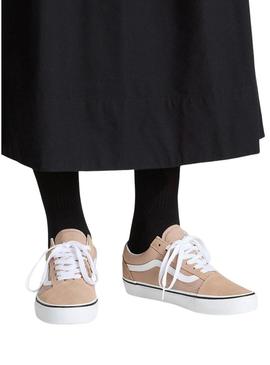 Sapatilhas Vans Old Skool rosa para mulher.