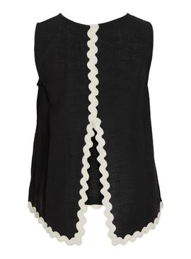 Top preto para mulher.