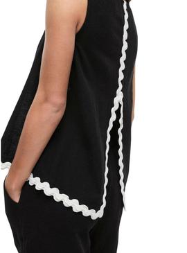 Top preto para mulher.