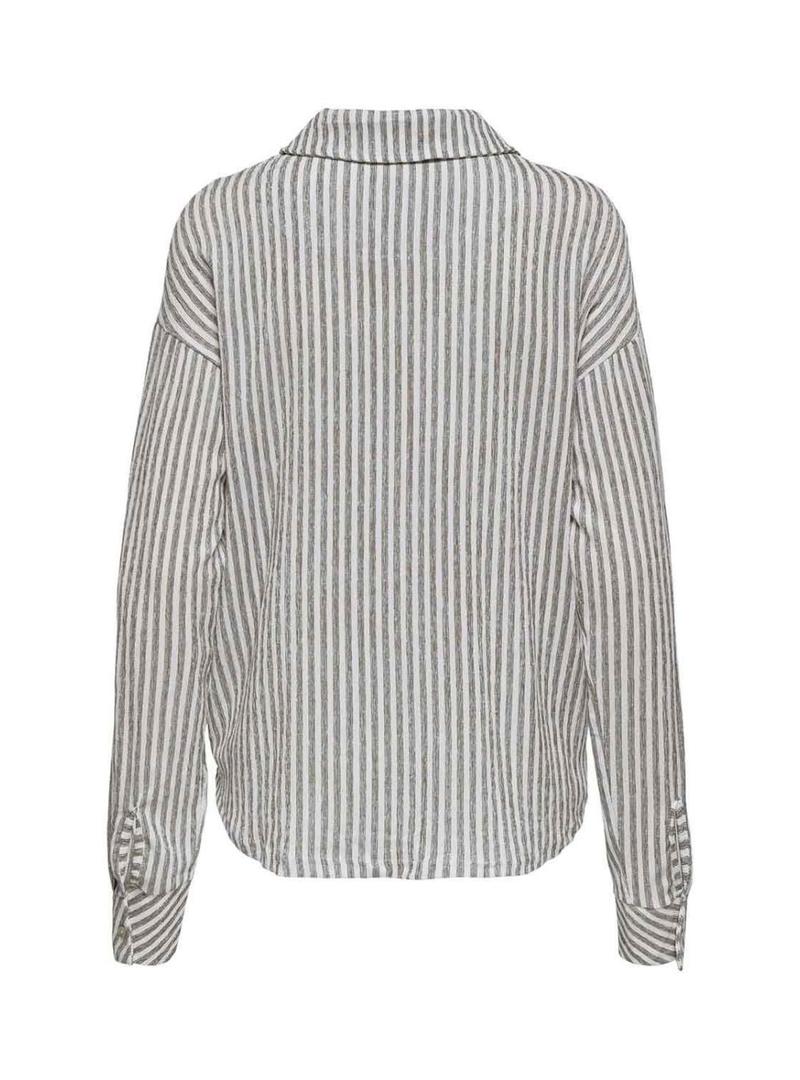 Camisa Only Lottie tostado para mulher.