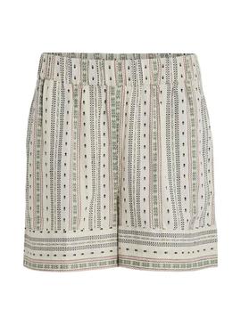 Bermudas Vila Senso bege para mulher