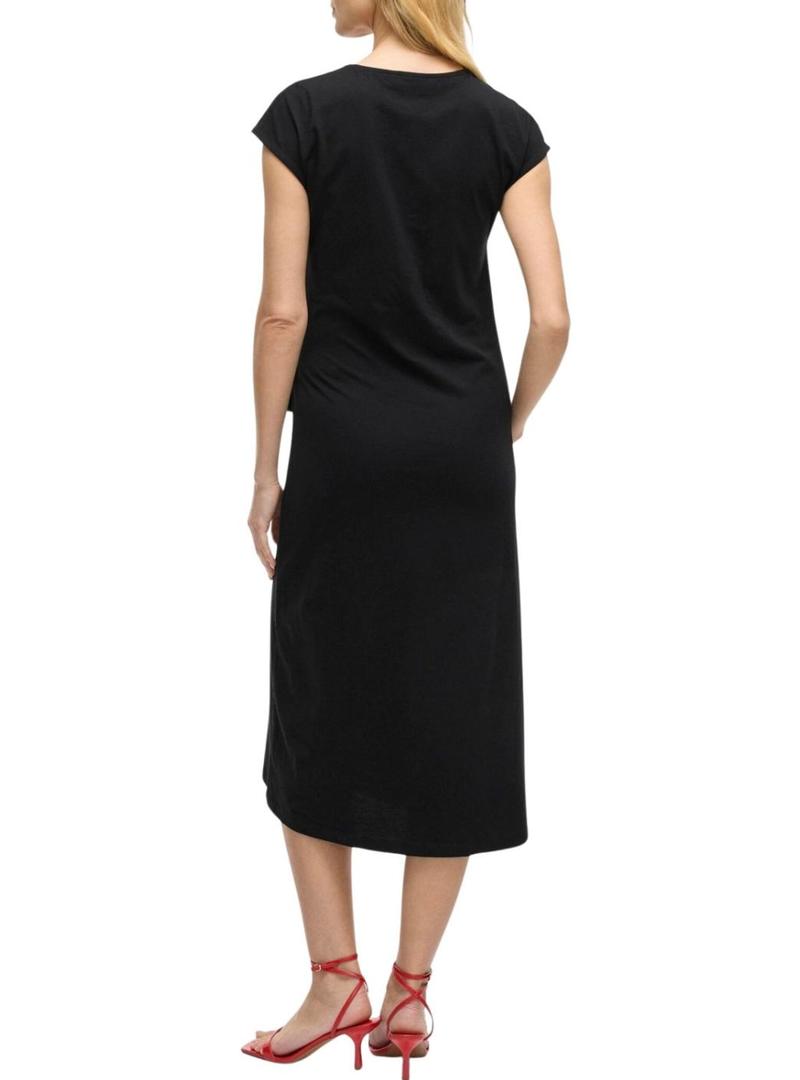 Vestido Vila Vipompia preto para mulher