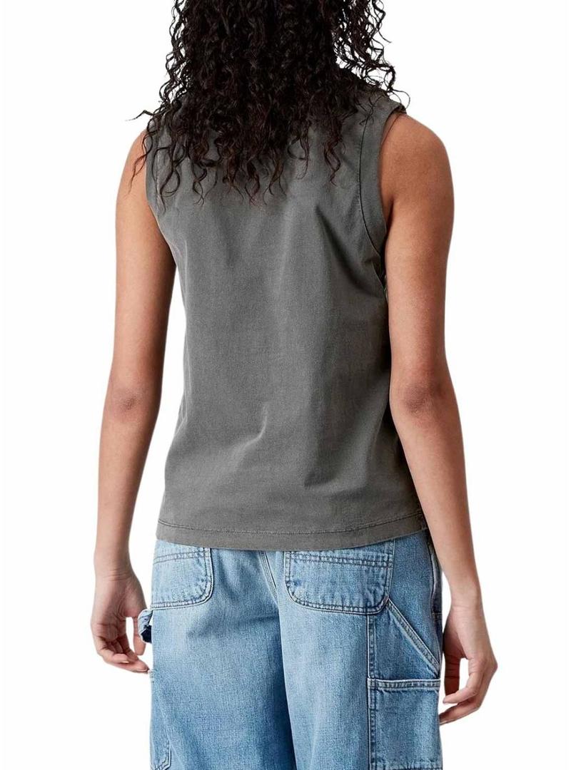 Camiseta Carhartt Nelson cinza para mulher