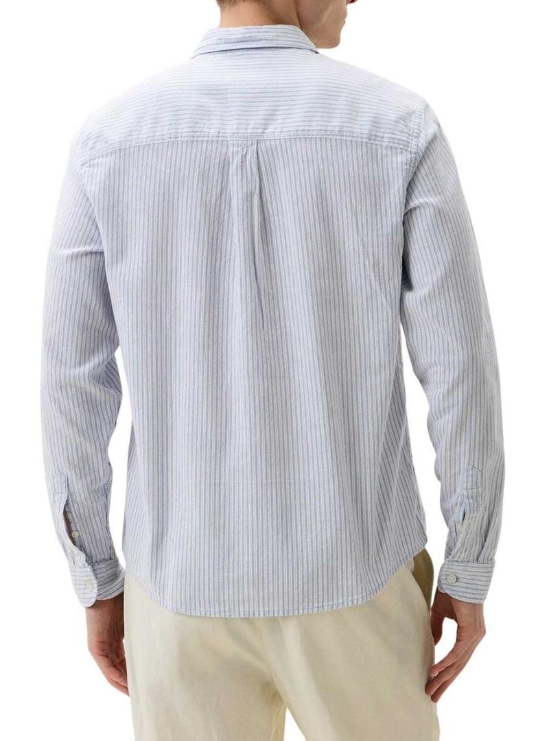 Camisa Pepe Jeans Alvin azul para homem.