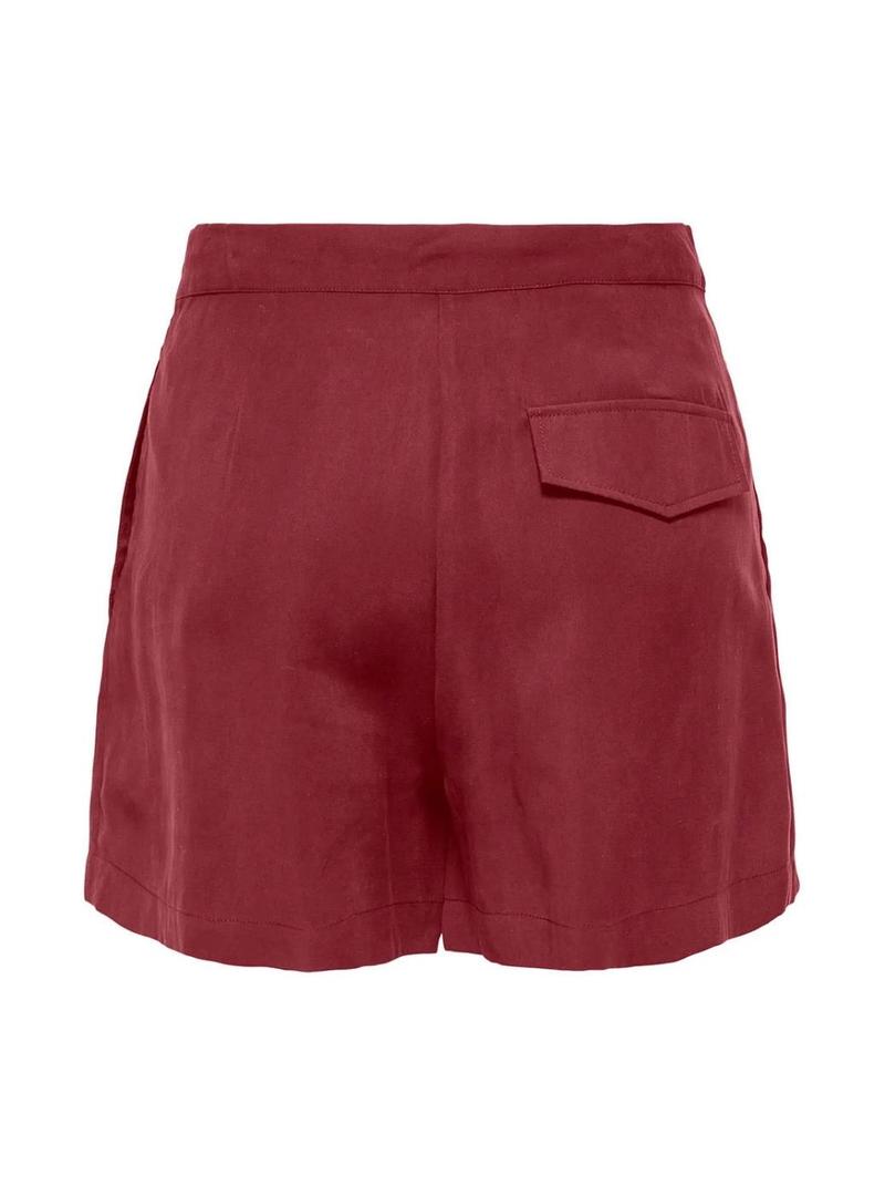 Shorts Only Nica granate para mulheres