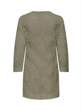 Casaco Only Wisty verde para mulher