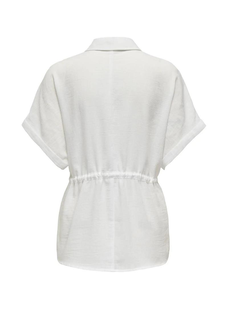 Camisa Only Emmia branca para mulher.