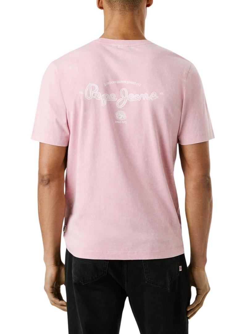 Camisa Pepe Jeans Terell rosa para homens