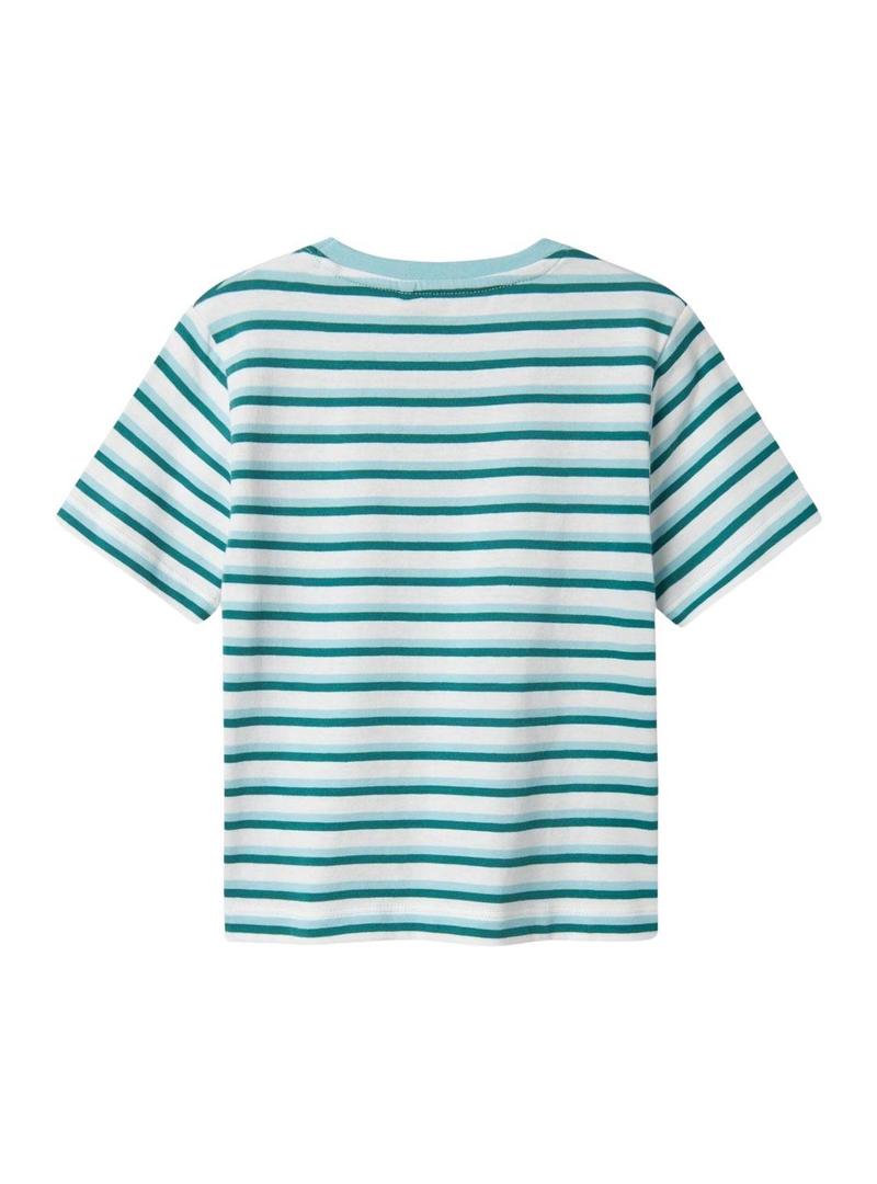 Camiseta Name It Jellan listras tigre para meninos.