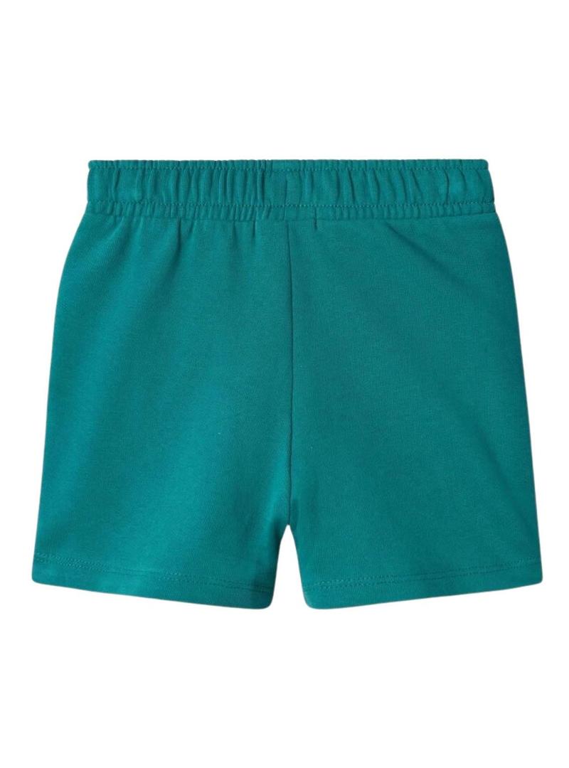 Shorts Name It Janko verde para menino