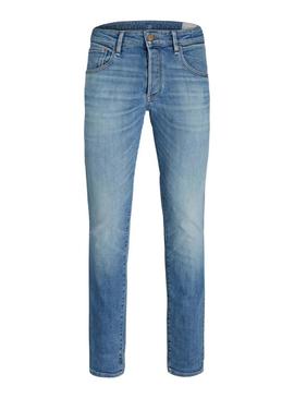 Calça jeans Jack and Jones Tim Davis skinny para homem.