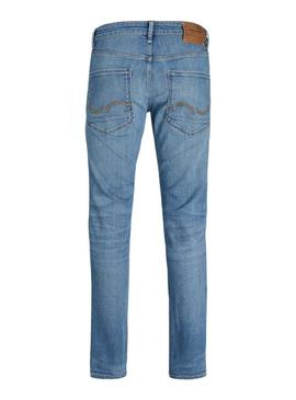 Calça jeans Jack and Jones Tim Davis skinny para homem.