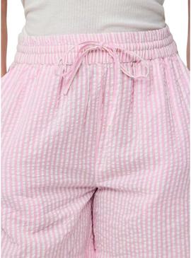 Bermudas Pieces Sally rosa para mulher