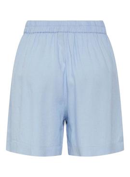 Peças curtas de Pia azul para mulher.