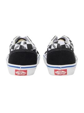 Sapatilhas Old Skool Logo preto para menino e menina