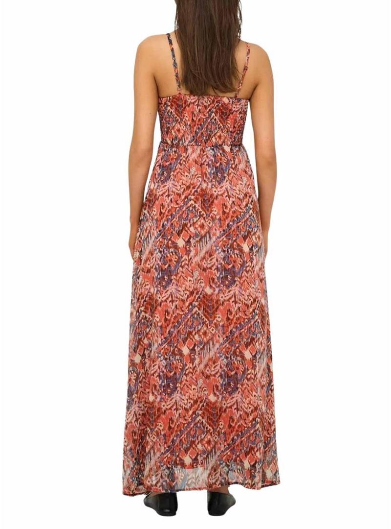 Vestido Only Elena coral para mulher.