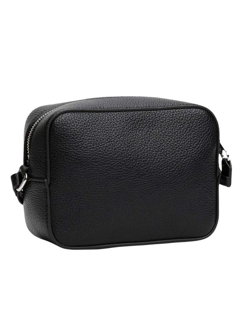 Bolsa Tommy Jeans Must Camera preta para mulher.