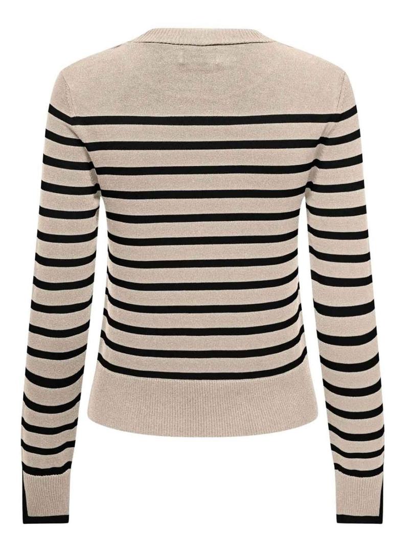 Camisola Jersey Kalana bege apenas para mulher