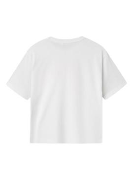 Camiseta Name It Leroy branca para menino