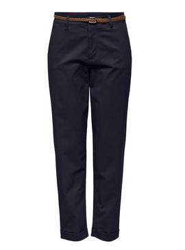 Calça Only Sax azul marinho para mulher.