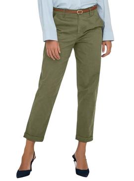 Calça Only Sax verde para mulher