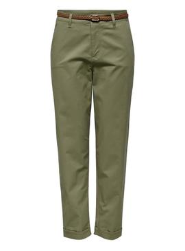 Calça Only Sax verde para mulher