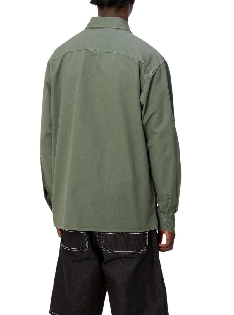 Camisa de sobreposição Carhartt Reno Verde para Homem