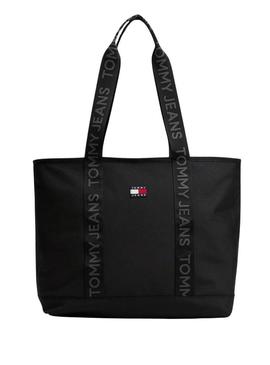 Bolsa tote Tommy Jeans Daily Tote preta para mulher