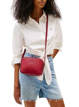Bolsa de câmera vermelha para mulher da Tommy Jeans Must