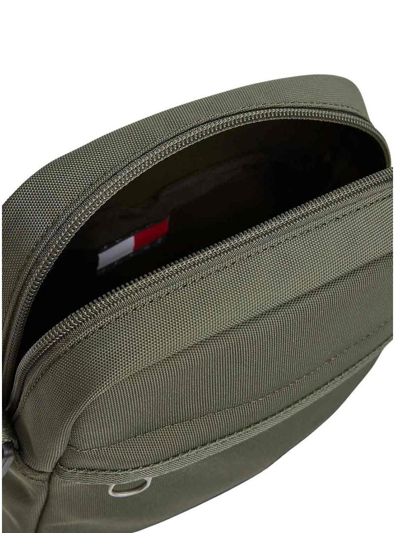 Bolsa tiracolo Tommy Jeans Essential verde para homem