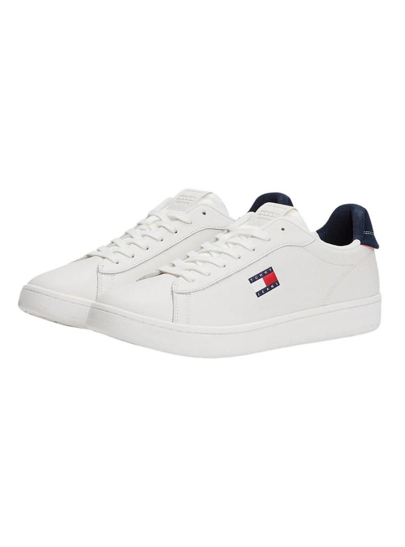 Sapatos Tommy Jeans Archive branco para homens.