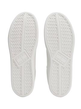 Sapatos Tommy Jeans Archive branco para homens.