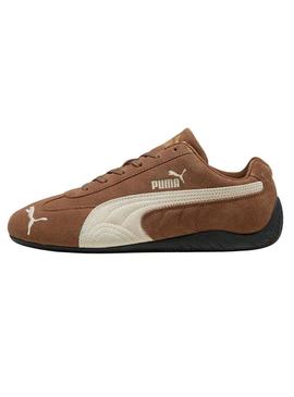 Sapatilhas Puma Speedcat OG marrom para mulher.