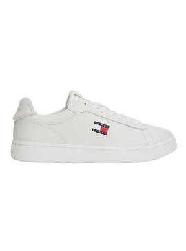 Sapatilhas Tommy Jeans Archive 98 branco para mulher.